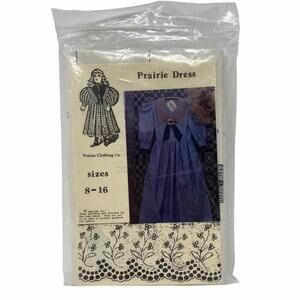 Prairie Dress Pattern by Prairie Clothing Co Misses Sizes 8-16 Costume Western